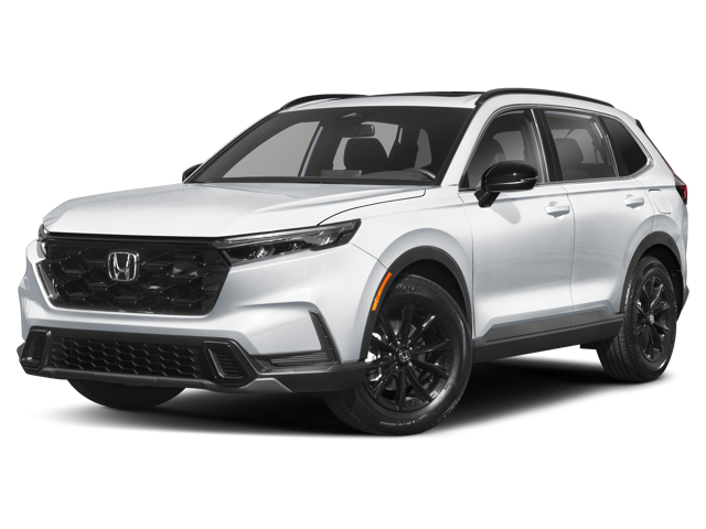 2025 honda cr-v sport hybrid trim level in platinum white pearl