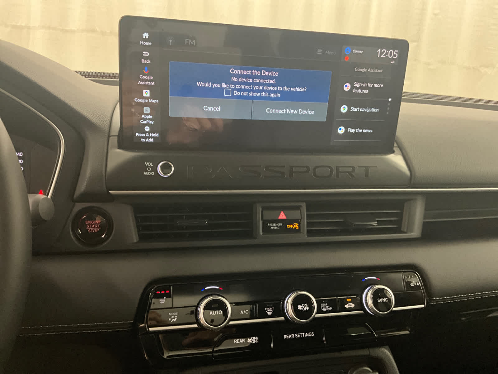 2026 Honda Passport RTL Towing