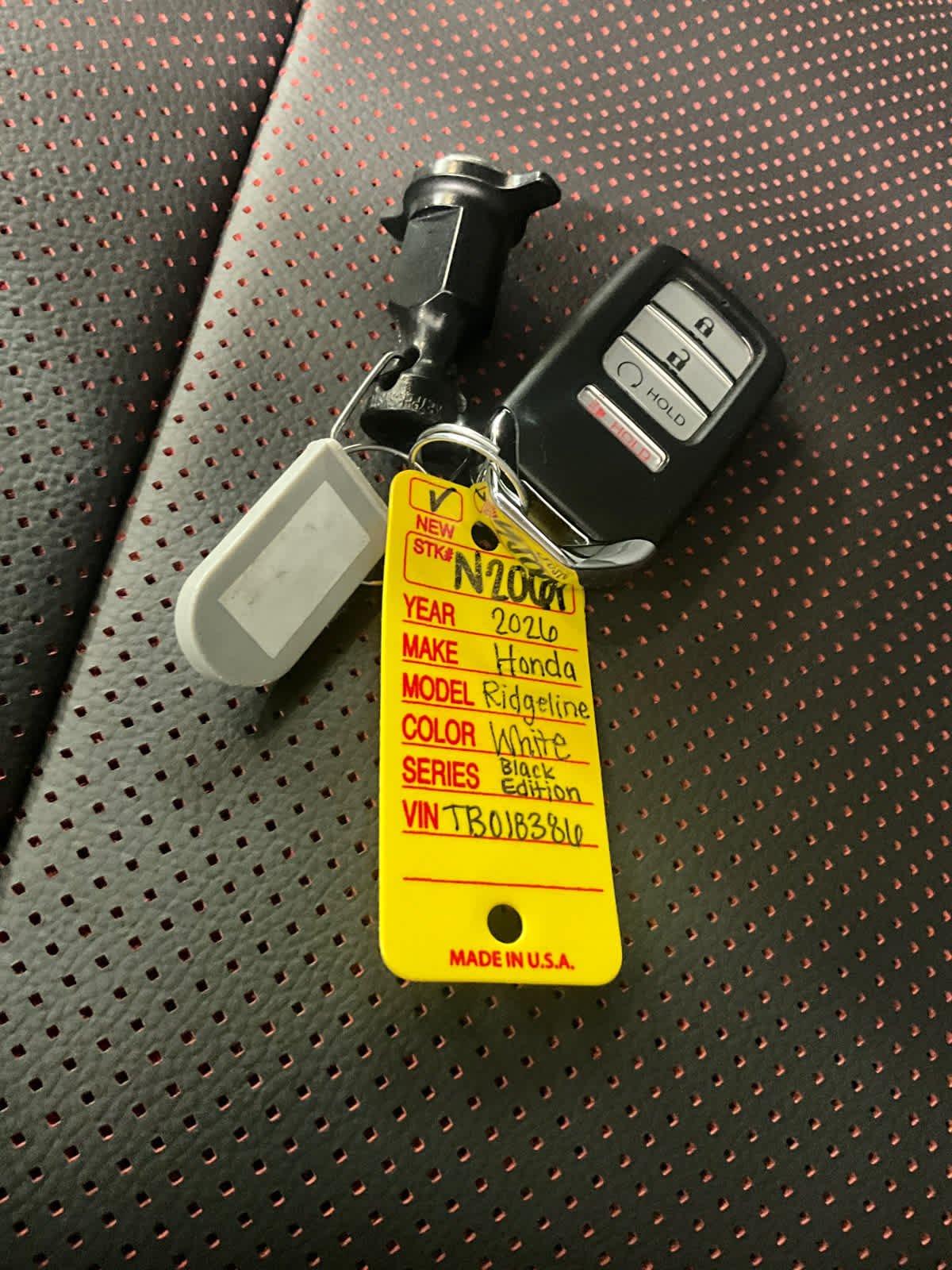 2026 Honda Ridgeline Black Edition Two-Tone