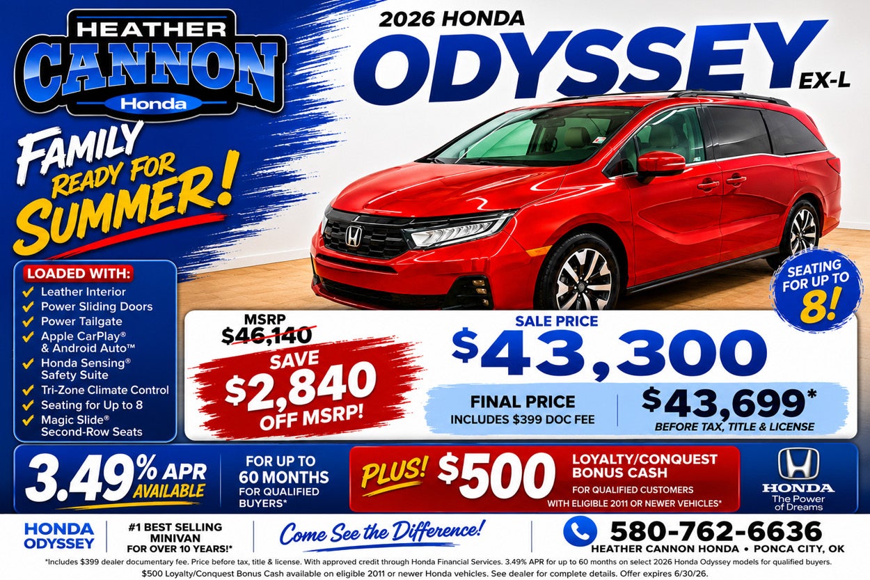 Heather Cannon Honda in Ponca City OK