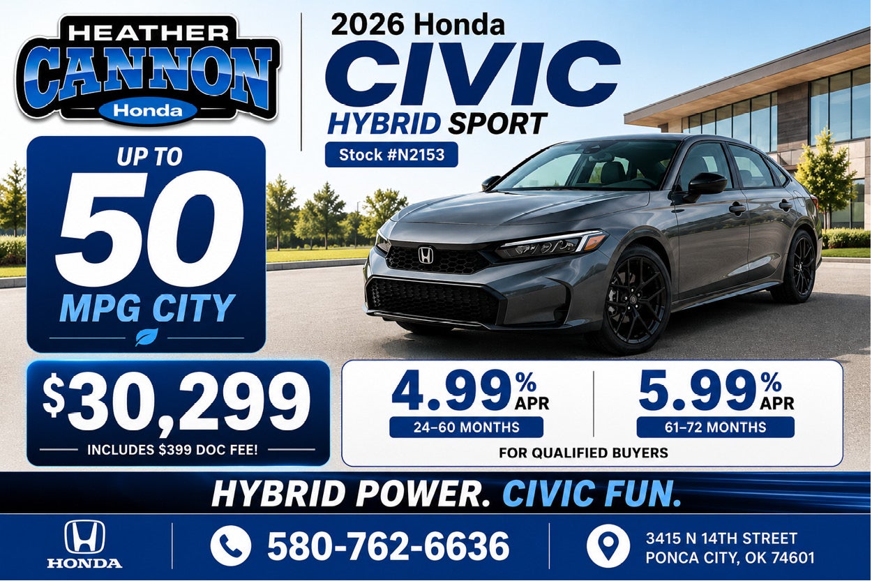 Heather Cannon Honda in Ponca City OK