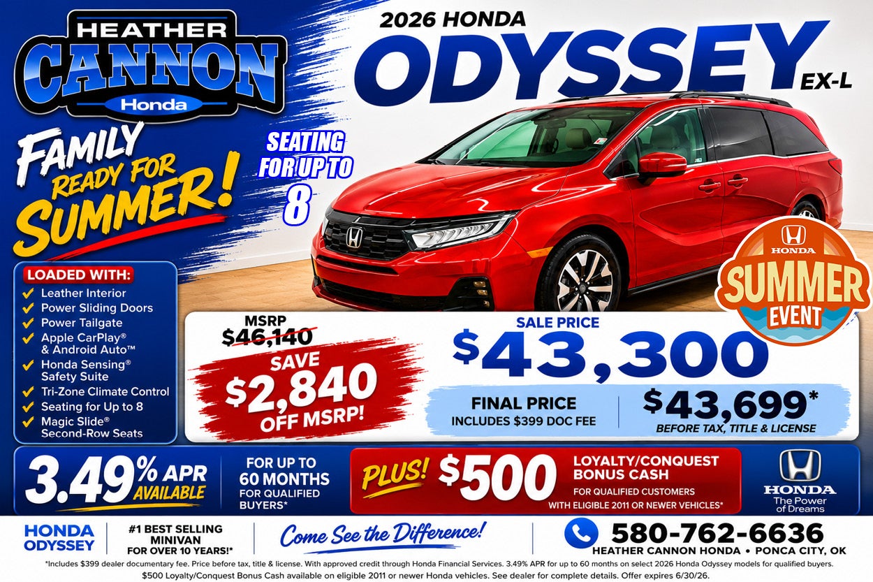 Heather Cannon Honda in Ponca City OK