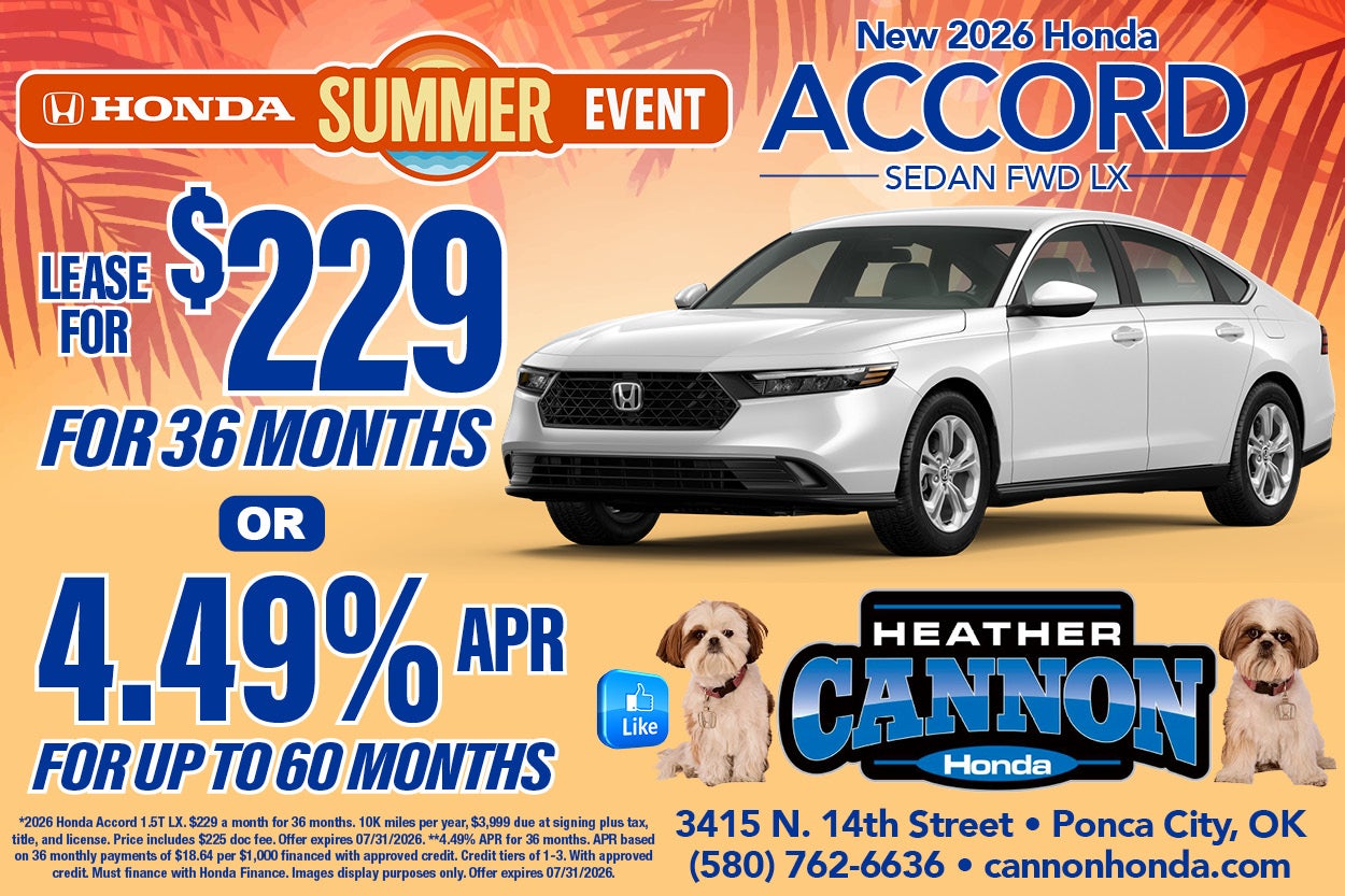 New 2026 Honda Accord 