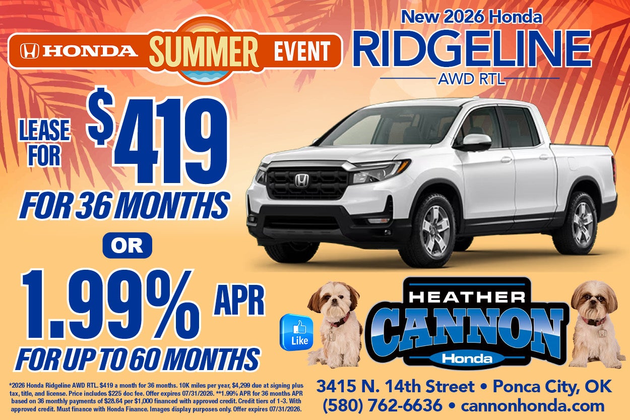 New 2026 Honda Ridgeline
