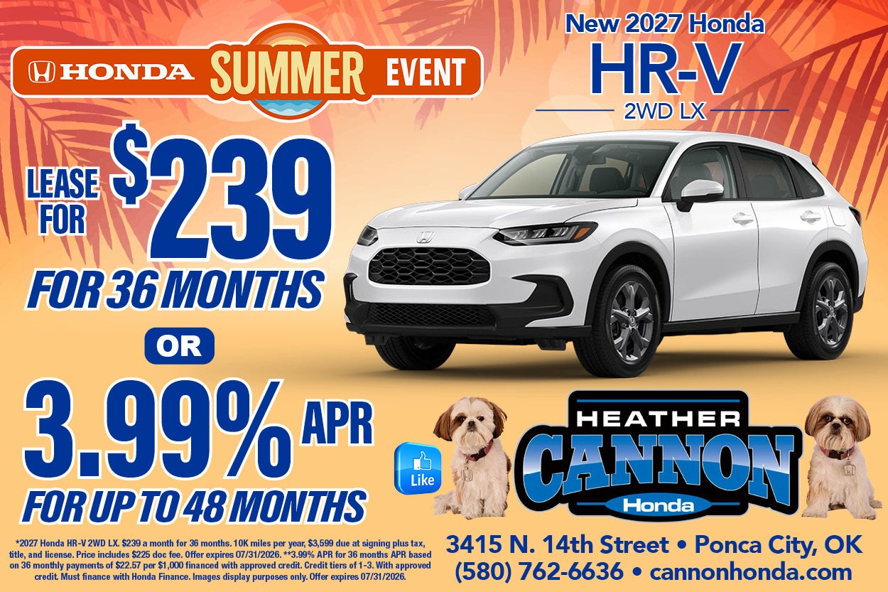 New 2026 Honda HR-V