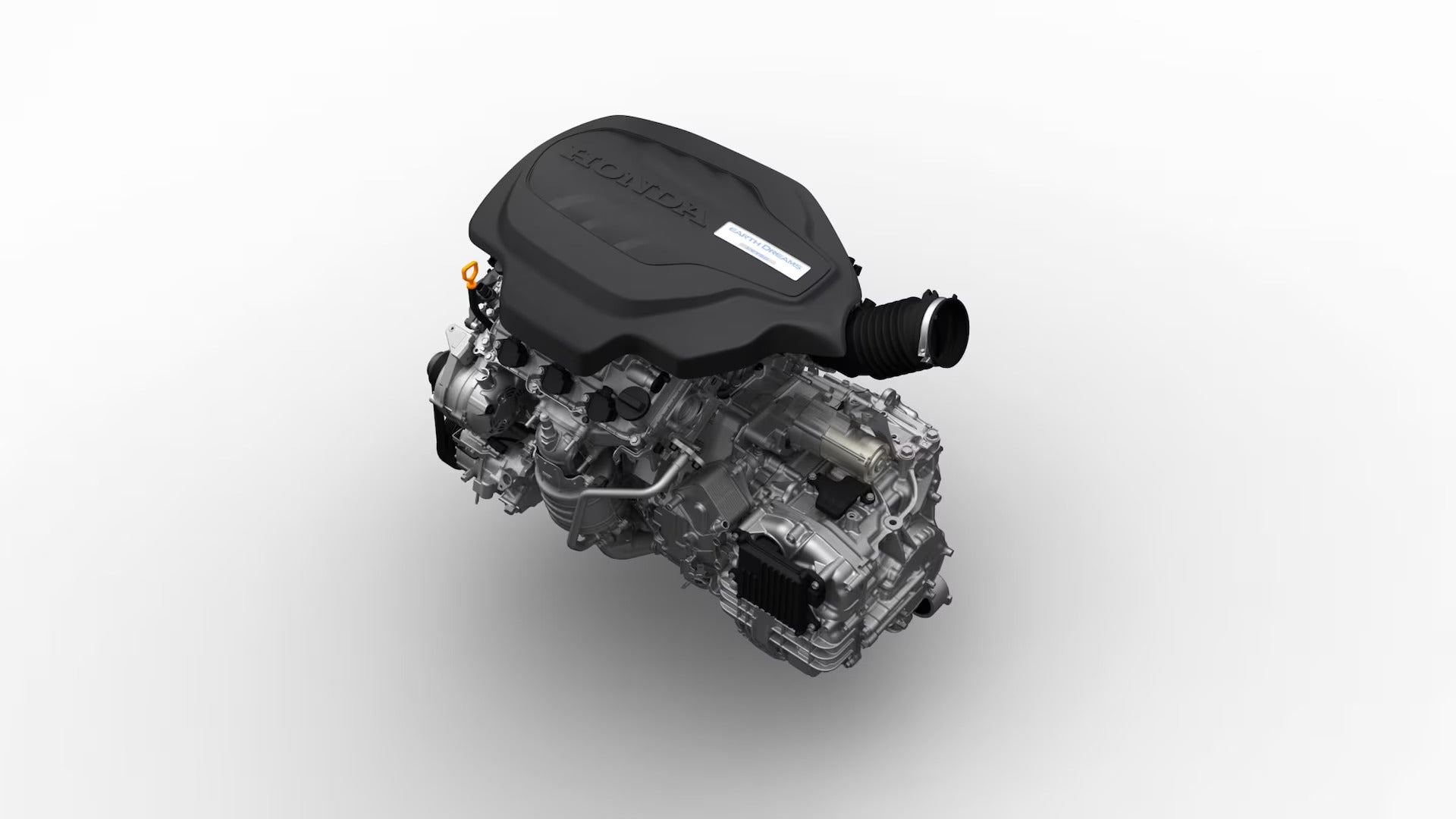 The engine inside the honda Odyssey.