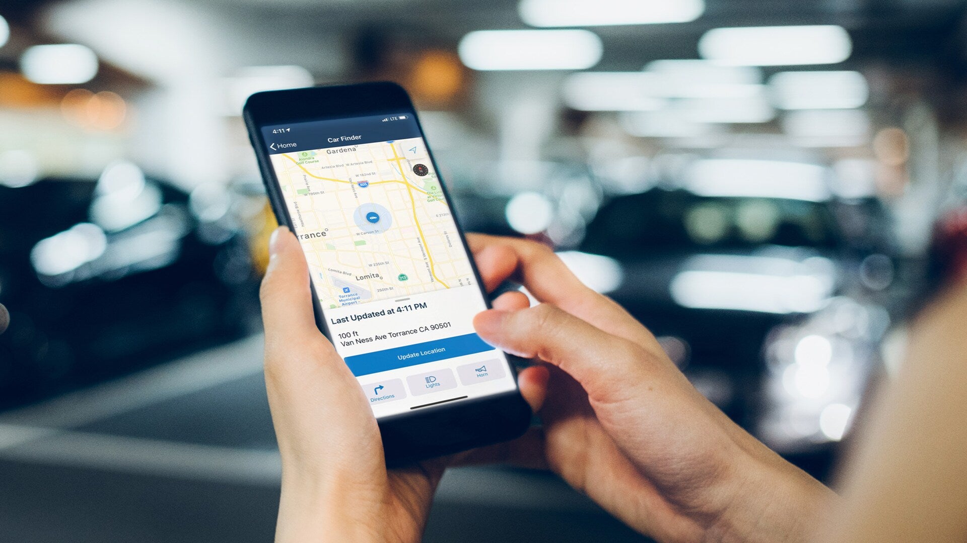 HondaLink® welcome screen shown on a smartphone.