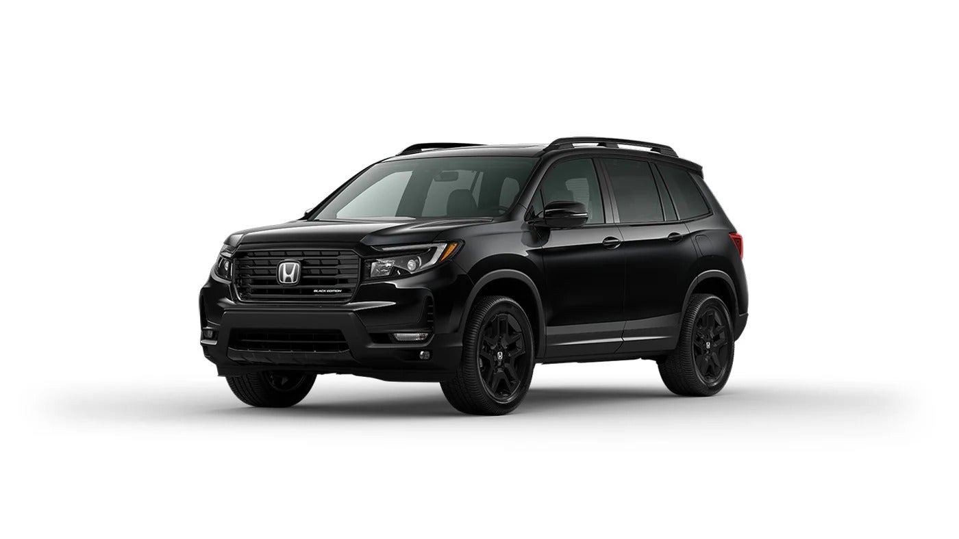 2025 honda passport black edition trim level in black