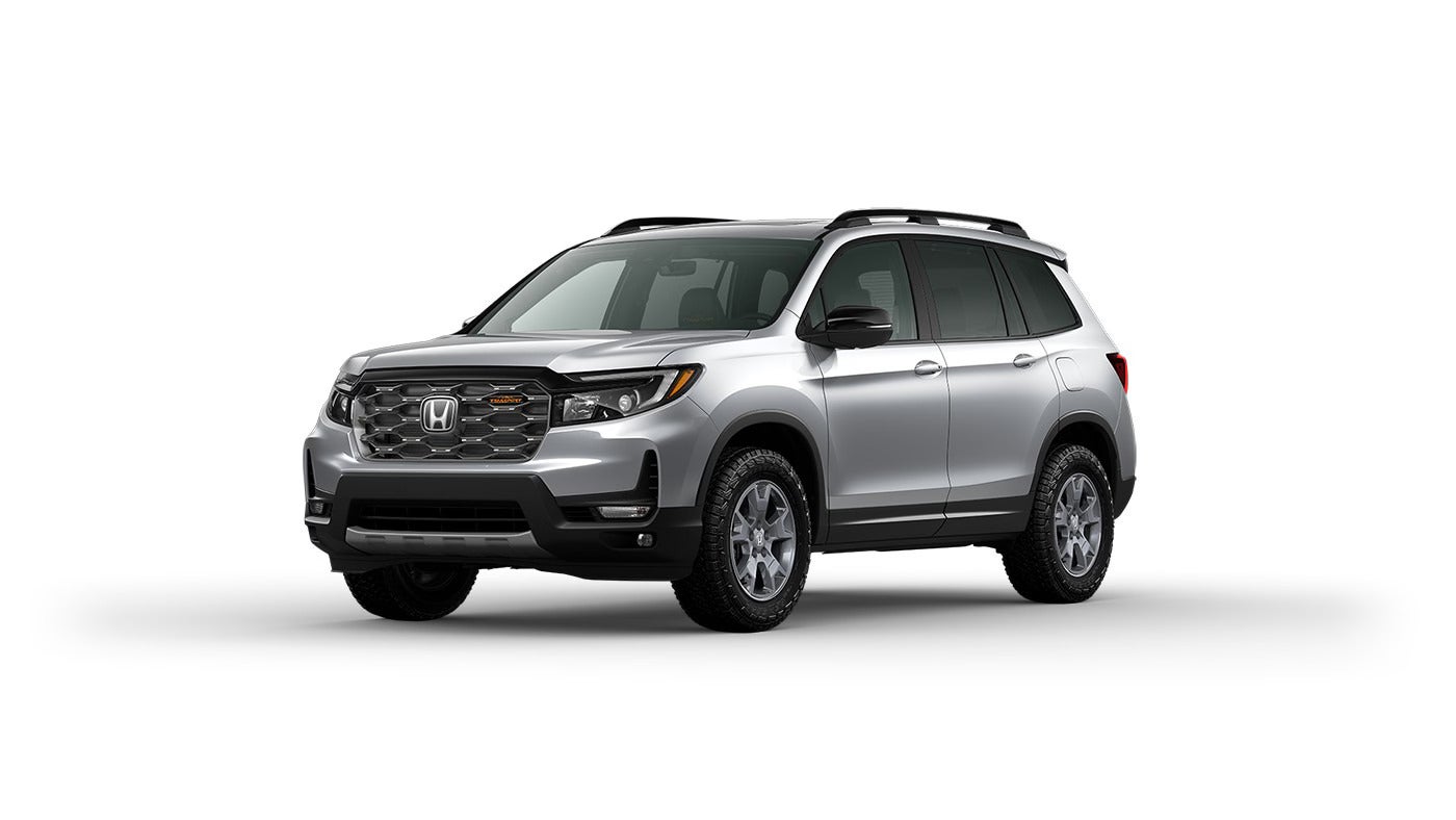2025 honda passport trailsport trim level in silver