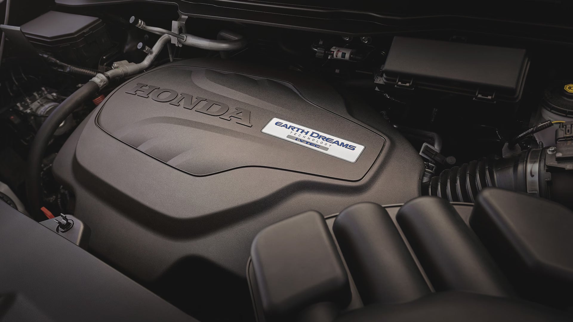 the top of a Honda Passport 3.5 liter v6 engine