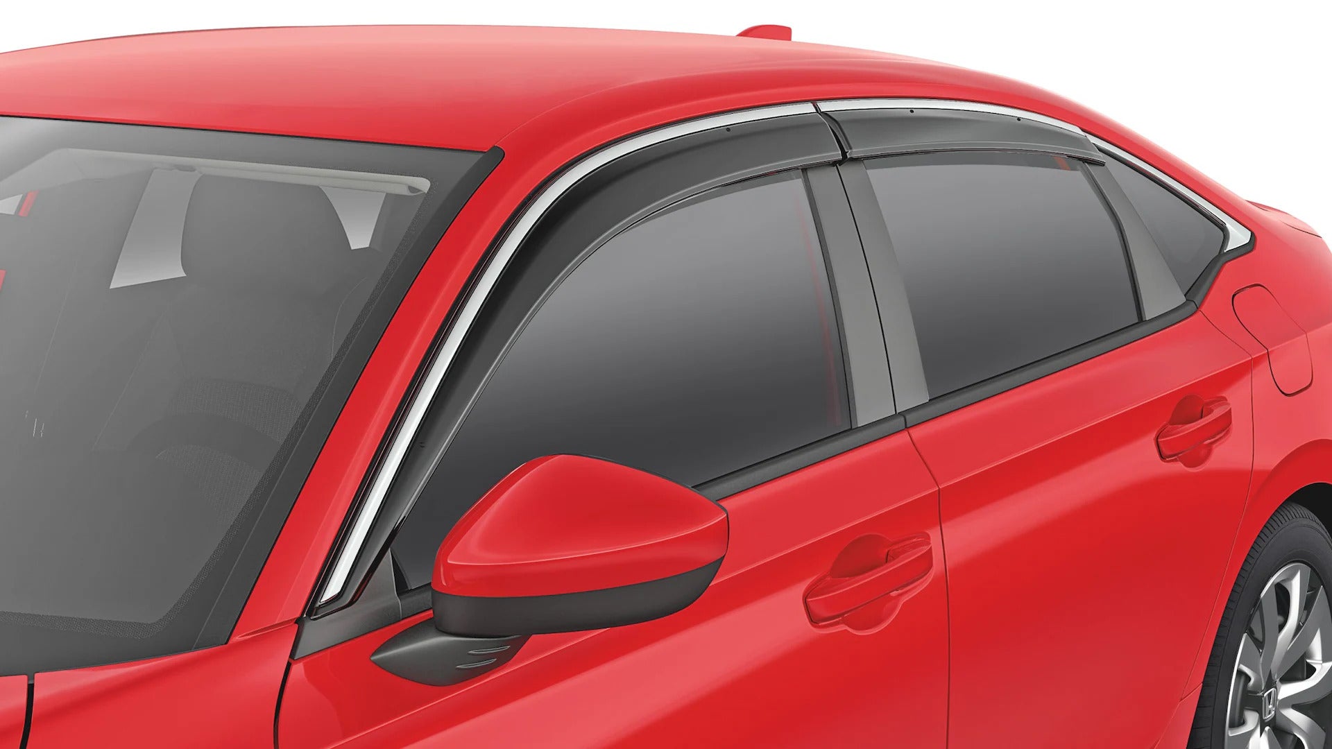 Side view of the 2025 Honda Civic exterior highlighting sleek lines and aerodynamic design