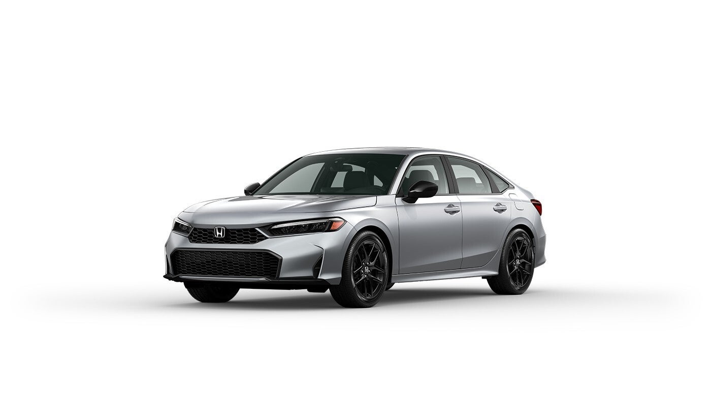 Honda civic sedan Sport hybrid trim.