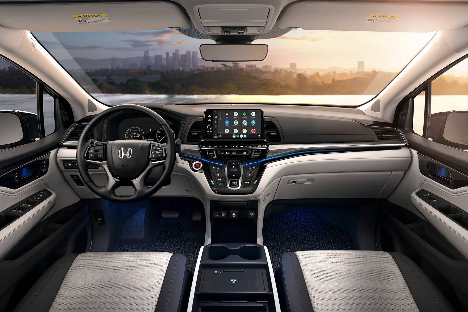 The front dash in the odyssey.