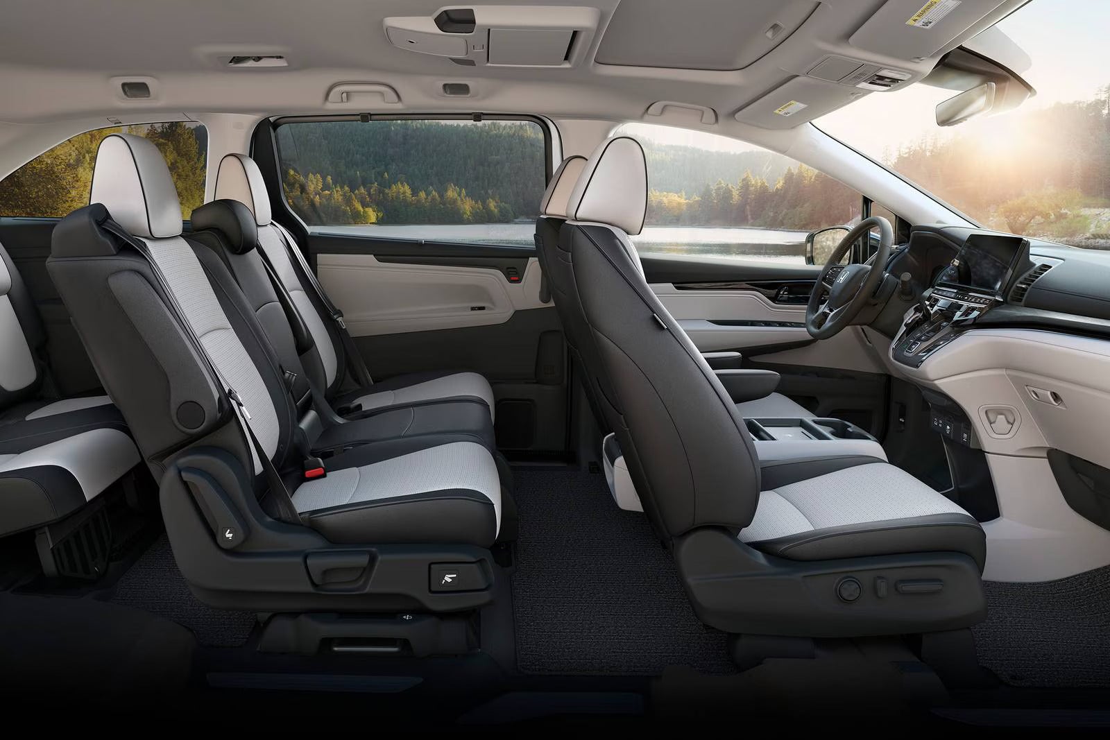 The interior of an odyssey.