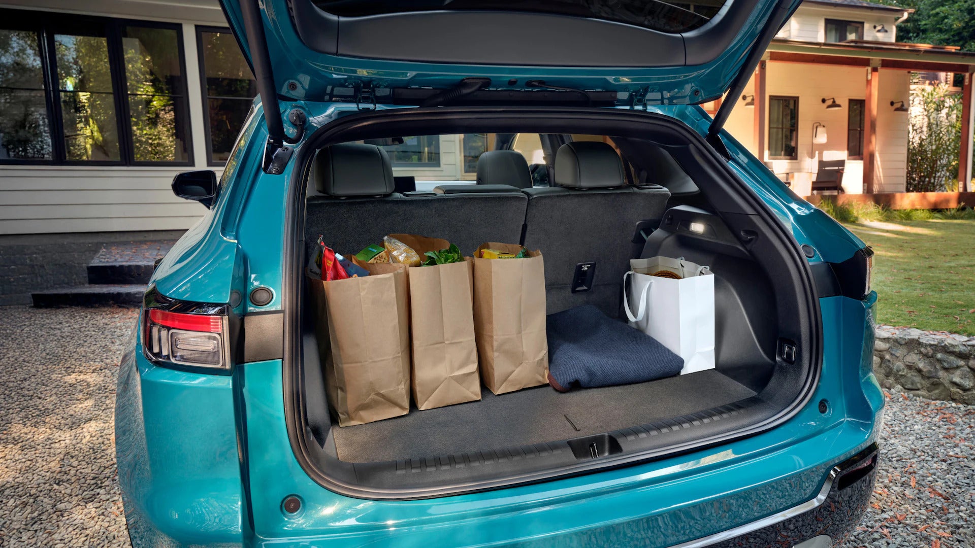 2026 Honda Prologue with it's trunk open